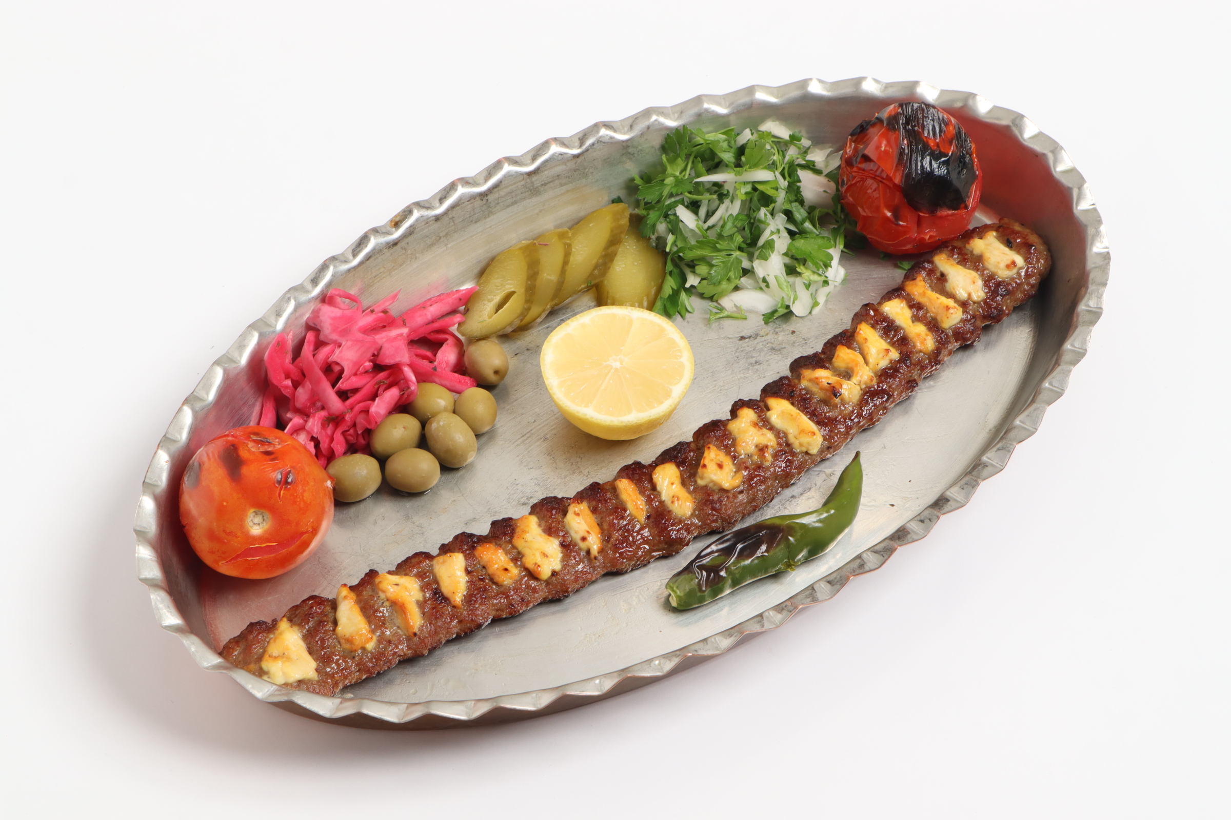 خوراک کباب لقمه نگین دار