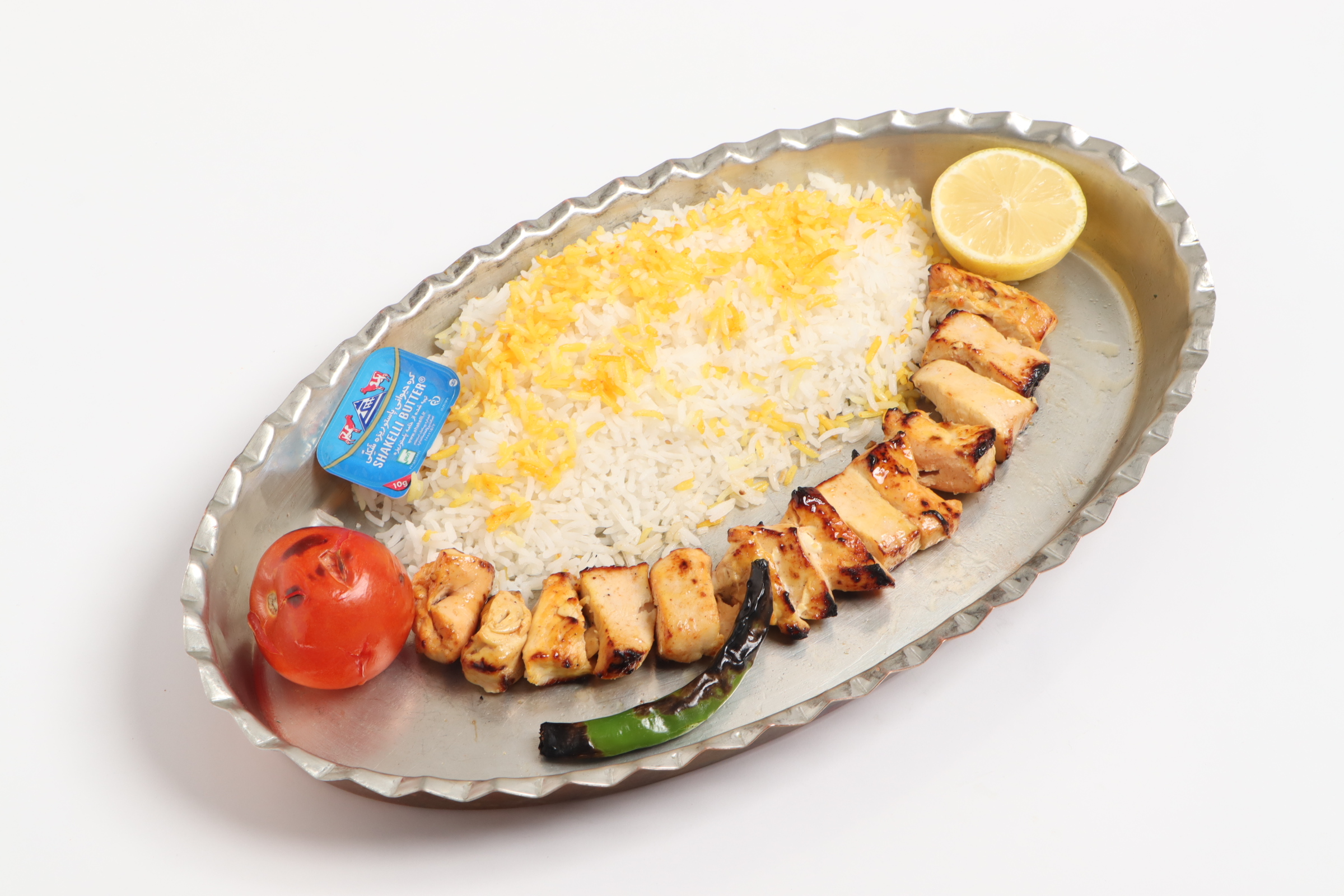 چلو جوجه کباب ران